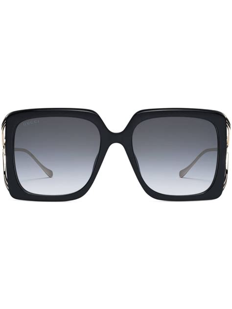 gucci sunglasses edmonton|Gucci oversize rectangular sunglasses.